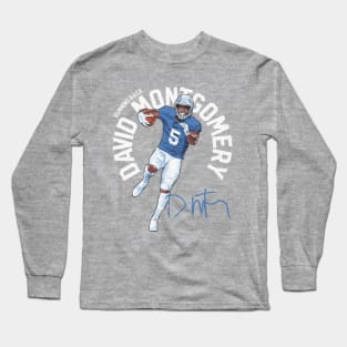 David Montgomery Detroit Name Arc Long Sleeve T-Shirt